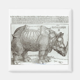 Aimant Rhinocéros, copie donnée à Maximilian I (1459-1
