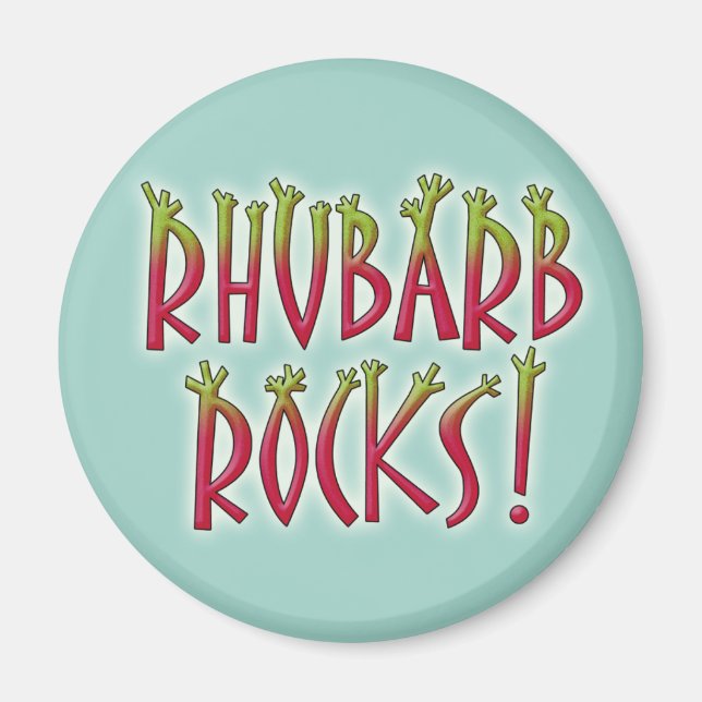 Aimant Rhubarb Rocks (Devant)