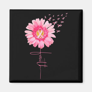 Aimant Ribbon Daisy Faith - Mois de sensibilisation au ca