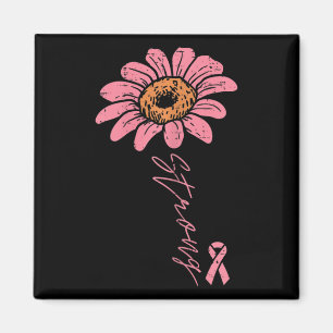 Aimant Ribbon Tournesol Fort Sensibilisation au cancer du