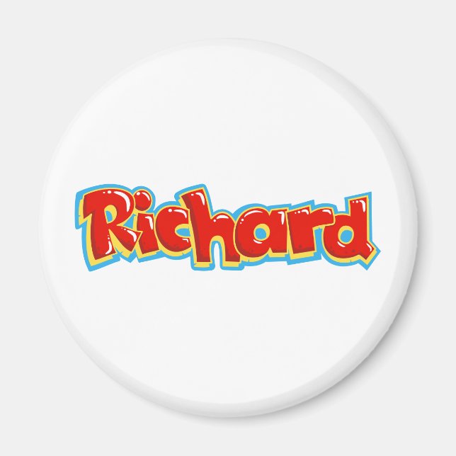 Aimant Richard graffiti (Devant)