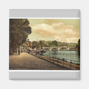 Aimant Richmond, le pont, Londres et banlieues,