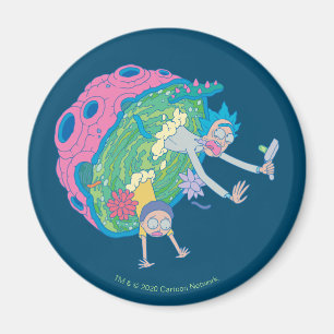 Aimant RICK ET MORTY™ Décalage du portail infecté
