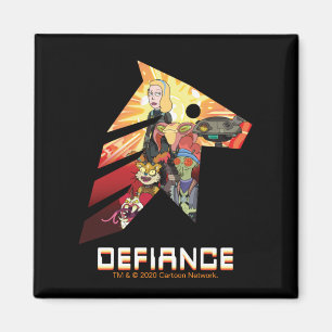 Aimant RICK ET MORTY™  Espace Beth Defiance Crew