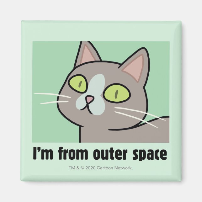 Aimant RICK ET MORTY™ | Je viens de l'espace extra-atmosp (Devant)