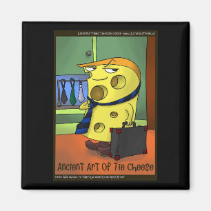 Aimant Rick London Funny Art Ancien Du Fromage De Cravate