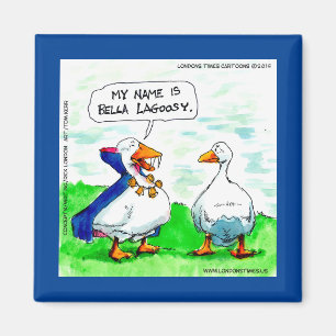 Aimant Rick London Funny Goose Vampire portant des cloche