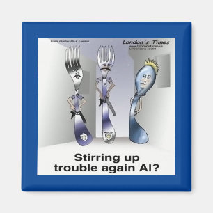 Aimant Rick London Funny Silverware Police