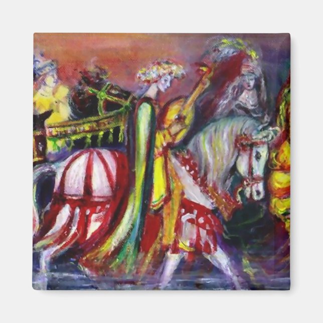 Aimant RIDERS DANS le détail de la nuit (Devant)