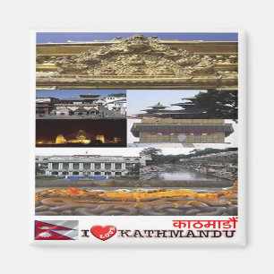 Aimant Rif. NP Nepal, Katmandou, I Love,