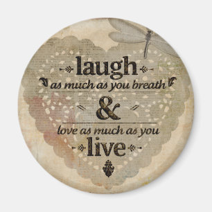 Aimant Rire Autant Que Vous Respire L'Esprit Citation Cad