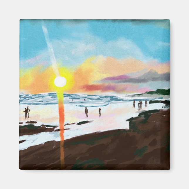 Aimant Rives baisées au soleil : Harmonie du soir (Devant)