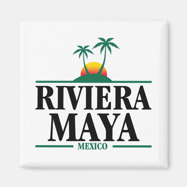 Aimant Riviera Maya Mexique (Devant)