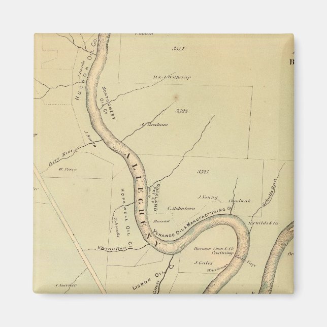 Aimant Rivière Allegheny (Devant)