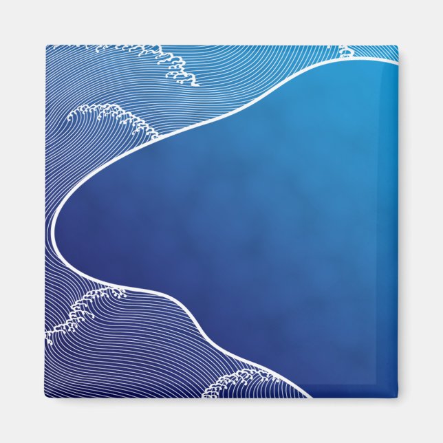 Aimant rivière bleue (Devant)