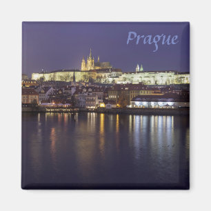 Aimant Rivière de Prague et photo de souvenir de vue de