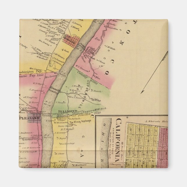 Aimant Rivière et vallée de l'Ohio supérieur (Devant)