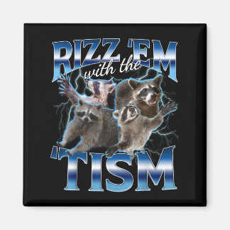 Aimant Rizz Em avec le mème Tism pour hommes femmes Autis