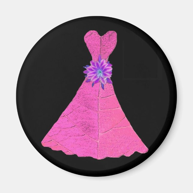 Aimant Robe de femme de chambre en papier (Devant)