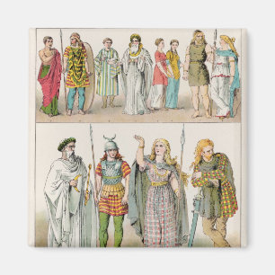 Aimant Robe des Britanniques, du Gauls et des Allemands