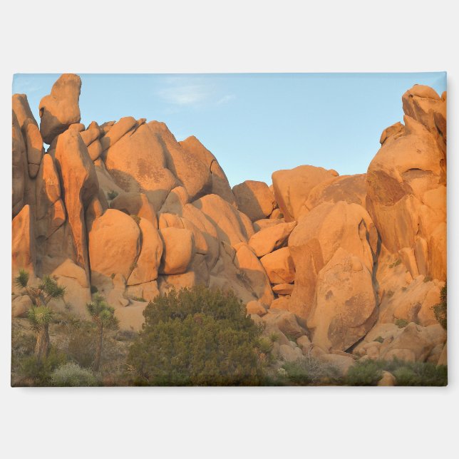 Aimant Rochers du coucher de soleil à Joshua Tree (Recto)