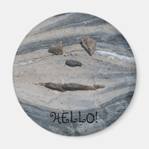 Aimant Rock Face dit Bonjour