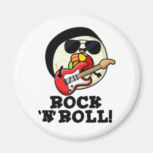 Aimant Rock n Roll Funny Sushi Roll Pun