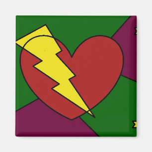Aimant Rock Star Heart