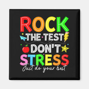 Aimant Rock The Test Drôle pour les étudiants des enseign