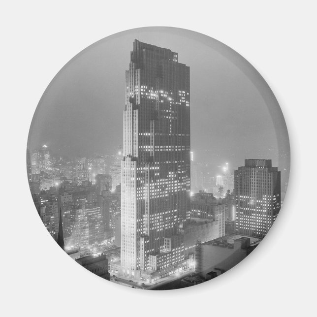 Aimant Rockefeller Center et RCA Building New York City (Devant)