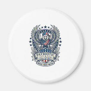 Aimant Rocker du bandana patriotique Méta musique Old Glo