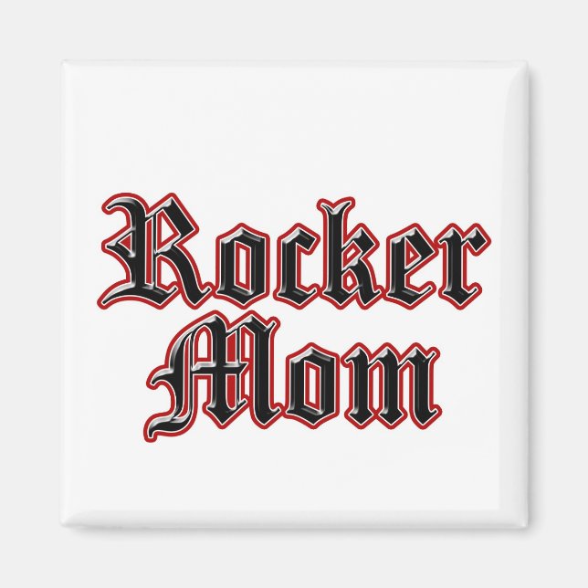 Aimant Rocker Maman ! (Devant)