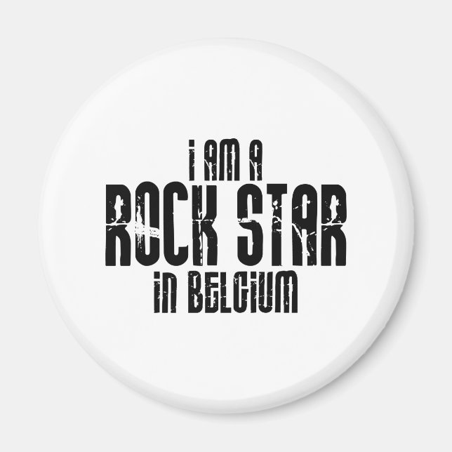 Aimant Rockstar En Belgique (Devant)