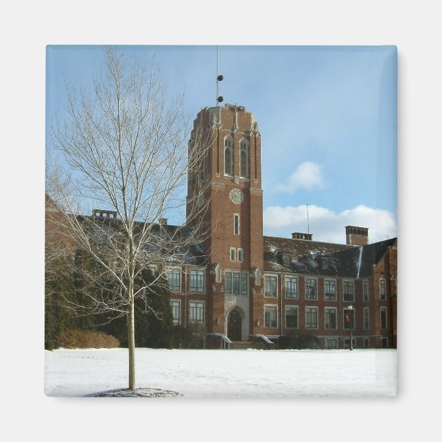 Aimant Rockwell en hiver au Grove City College (Devant)