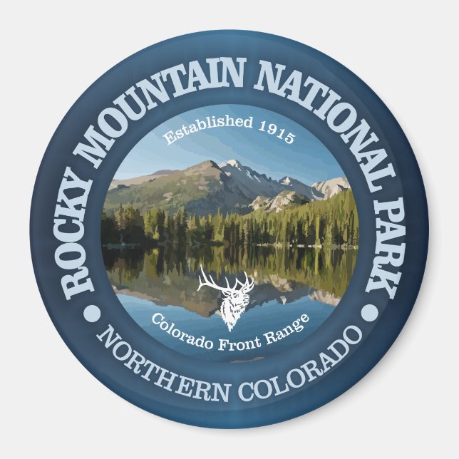 Aimant Rocky Mountain NP 2 (Devant)