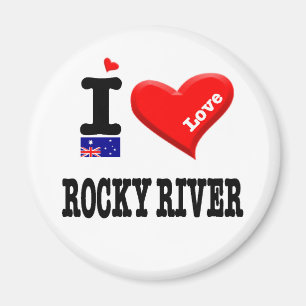 Aimant ROCKY RIVER - I Love