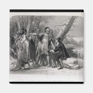 Aimant Roger Williams abrité par le Narragansetts