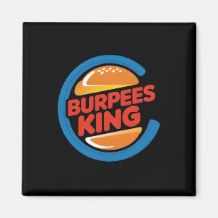 Aimant Roi des burpees Cardio Gymnastique Culturisme Amat