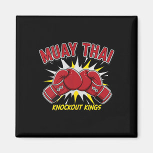 Aimant Roi du knock-out de Muay Thai Gant de boxe rouge F