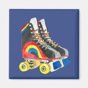 Aimant Rollerskates art des années quatre-vingts