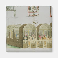 Roman Baths, plate from 'The History of the Nation