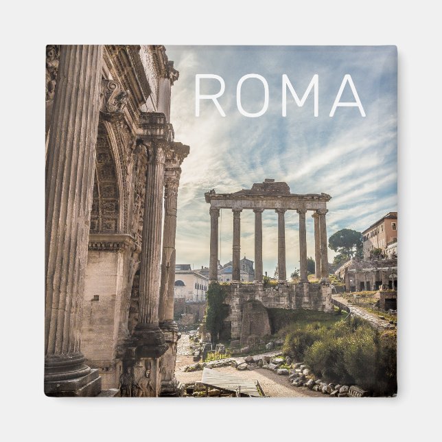 Aimant Rome Forum Romanum Italie Vacances Souvenir (Devant)