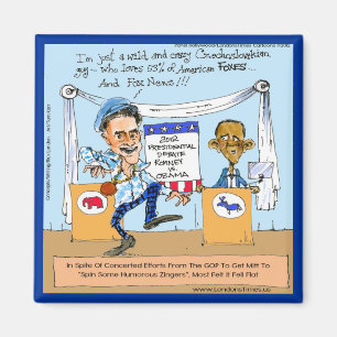 Aimant Romney Essaie les Piques sur les Cadeaux et Cartes
