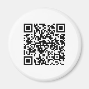 Aimant rond avec code QR