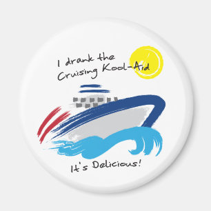 Aimant rond de croisière de Kool-Aide