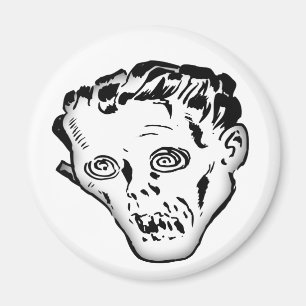 Aimant rond de monstre fou