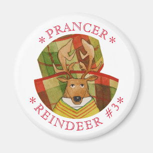 Aimant rond du renNER PRANCER