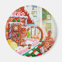 Aimant rond GINGERBREAD SURPRISE