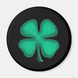 Aimant rond irlandais noir