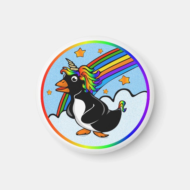 Aimant rond Pengicorn (Devant)